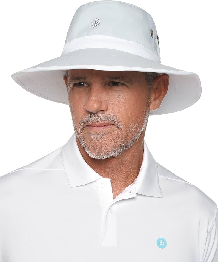 Coolibar UPF 50+ Men's Women's Matchplay Golf Hat - Sun Protective