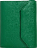 Leather Passport Holder Cover,Passport Book Holder,Rfid Blocking Travel Wallet Protect Your Card Security,Travel Document Organizer for Men Women,Airport Essentials Gift (Green)
