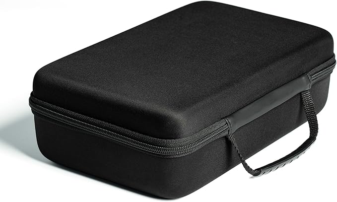 8 slots watch box, hard watch organizer case for men's women's watches, watch display organization holder with form-fitiing watch pillow