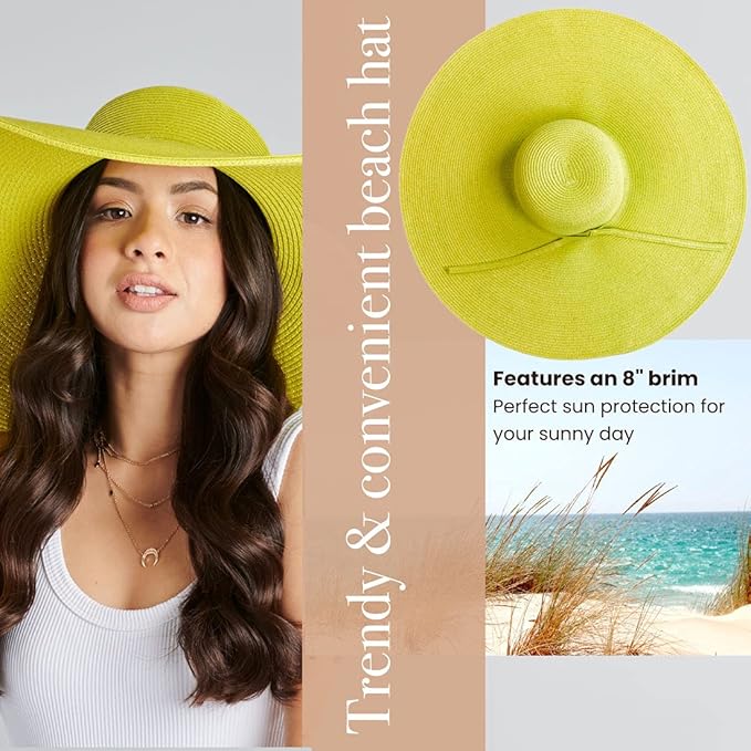 San Diego Hat Company Women's Ultrabraid X-Large Brim Hat, Adjustable Sun Hat with UPF 50+