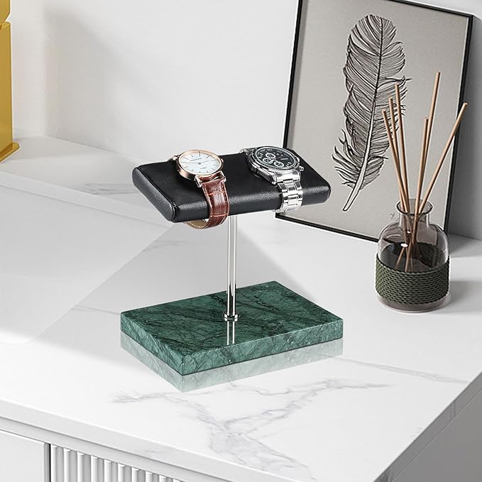 LYS&LYX Watch stand watch display stand watch holder watch Handcrafted watch holder (2--green/silver/black)