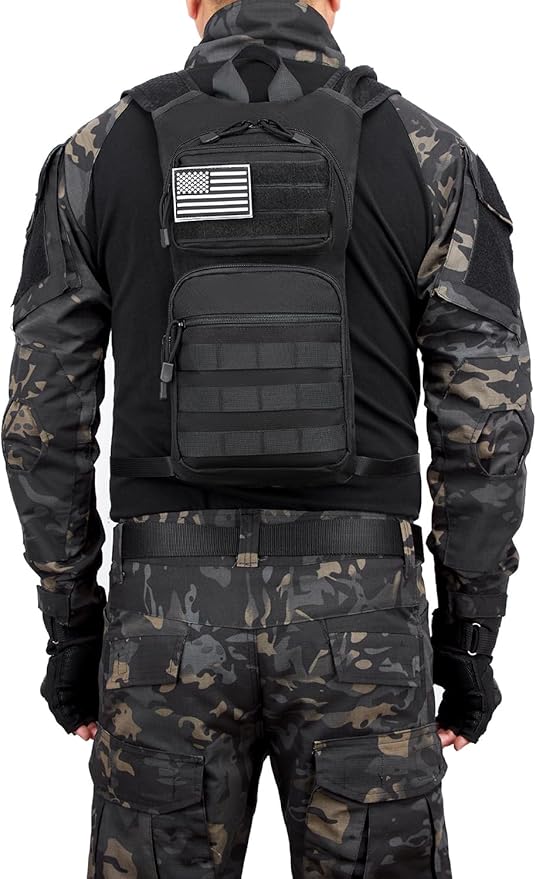ATBP Running Hydration Vest Pack Thermal Insulation 3L TPU Water Bladder Tactical Backpack Bag for Cycling Hiking Daypack Men & Women