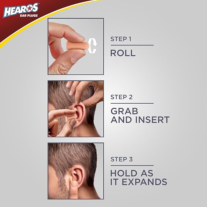 HEAROS Ultimate Softness Series Ear Plugs 28 Pair