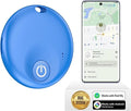 FindTag Duo - Dual System Tracker for iOS or Android, Bluetooth Tracking Tag/Key Finder/Luggage Tracker/Item Locator, Compatible with iOS Find My or Google Find Hub App (Bule)
