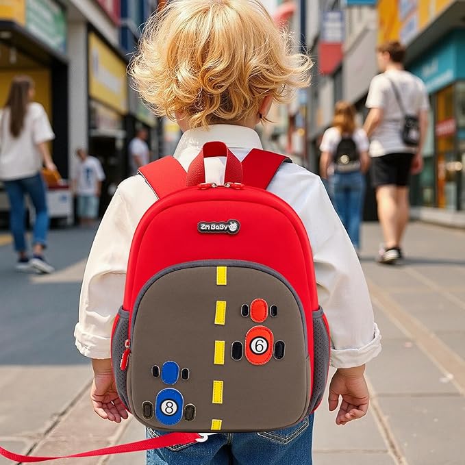 Padgene Toddler Backpacks Kids Preschool Backpack Waterproof Neoprene Animal Schoolbag Lunch backpack 3D Cartoon Mini Travel Bag for Boys Girls Ages 3-5