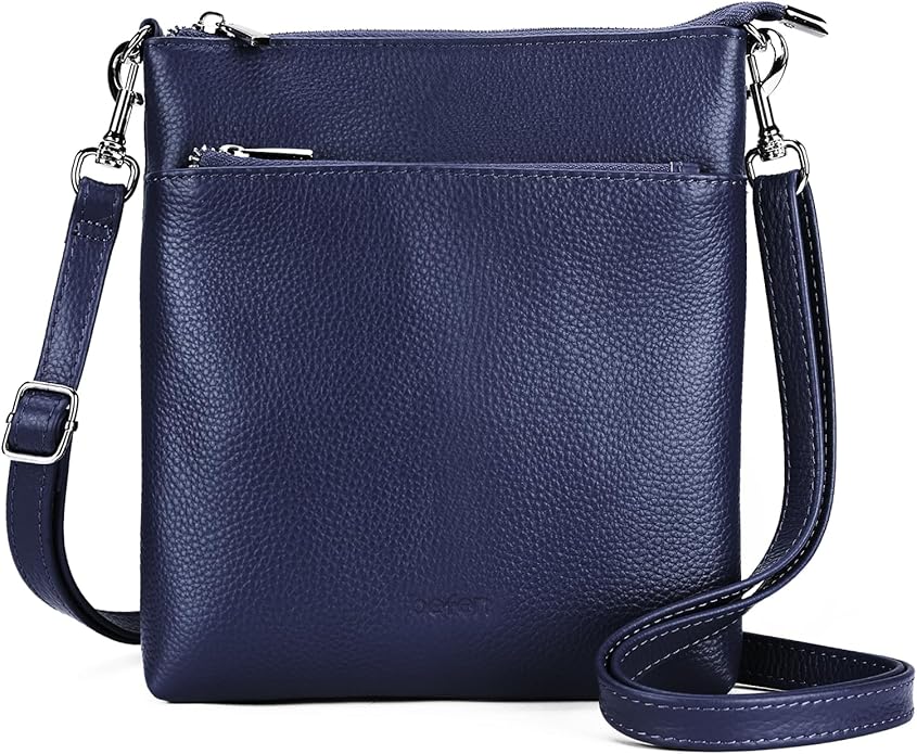 befen Genuine Leather Small Crossbody Purses for Women Travel Cross Body Bags Lightweight with Adjustable Shoulder Strap