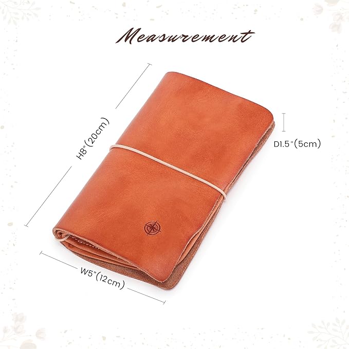 Genuine Leather Nomad Organizer Travel Wallet | Women's Wallet Clutch Passport Holder