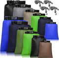 Shappy Waterproof Dry Bag Set 6 Sizes Lightweight Sacks and Long Adjustable Shoulder Strap Outdoor Water Proof Keep Gear Dry Bag Stuff Sacks for Backpacking, Boating, Hiking, Camping