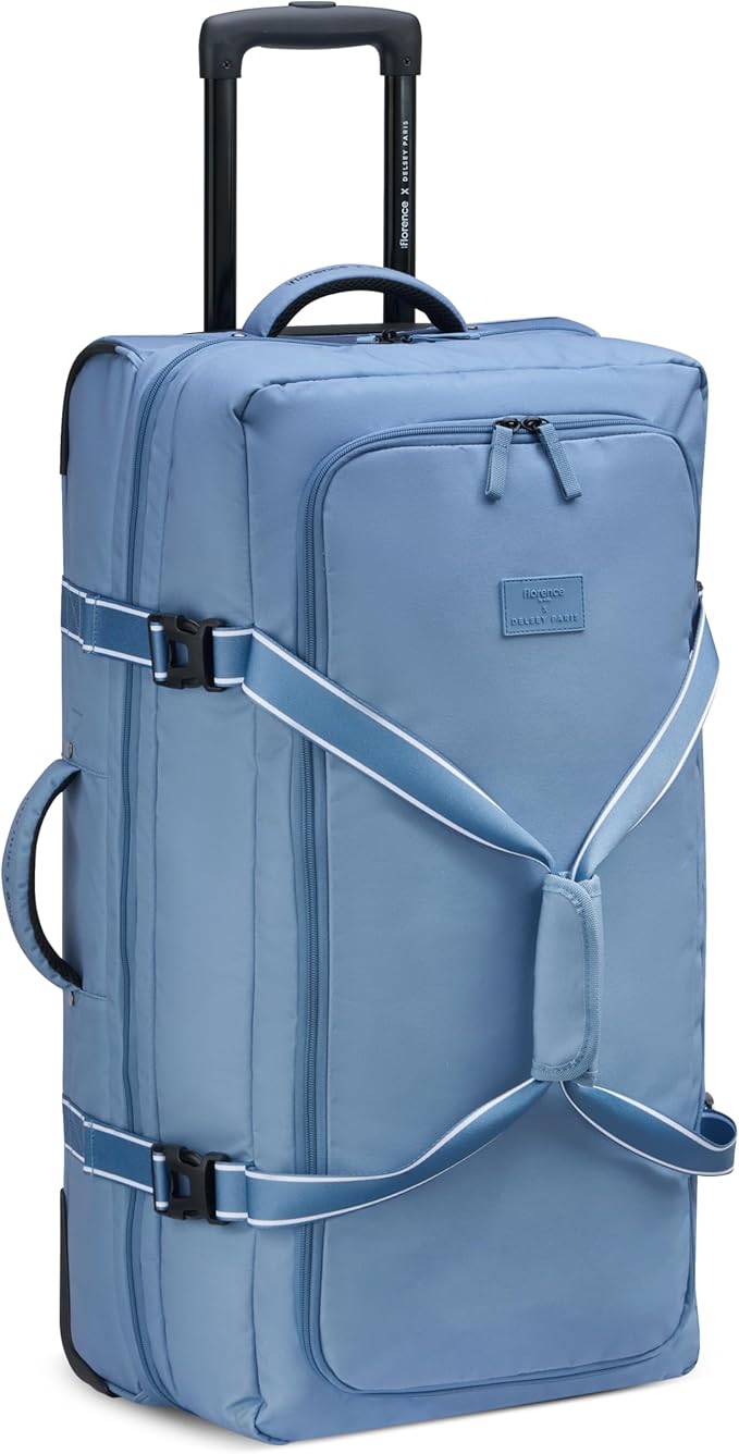 florence by mills Women's Two Wheel Rolling Travel Duffle Bag