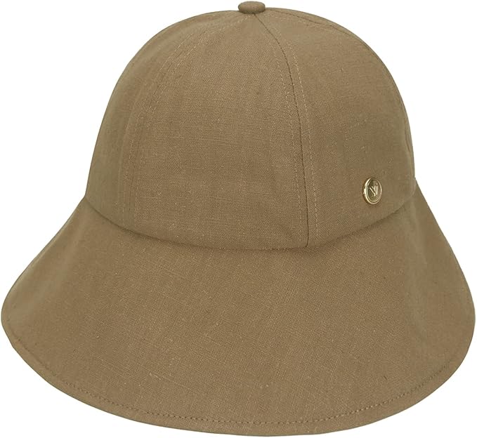 Linen Victorian Bonnet Hat Sun Cap, Foldable Summer Visor | New Katy