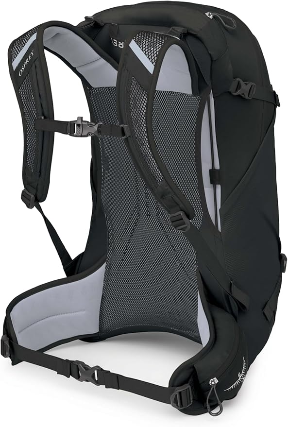 Osprey Hikelite 28L Unisex Hiking Backpack, Black, M/L