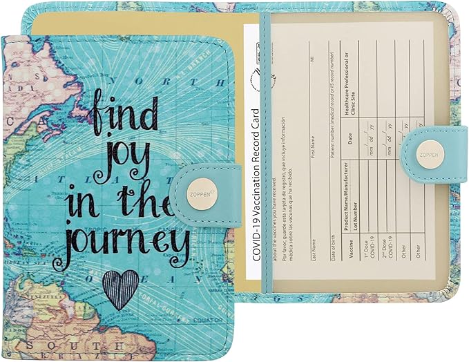 ZOPPEN Passport Holder Women, Passport Cover Travel Wallet Rfid Blocking Passport Wallet Cover Case Travel Essentials Document Organizer, Map
