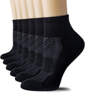 CS CELERSPORT 6 Pairs Women's Running Ankle Socks Athletic Sport Socks Cushioned