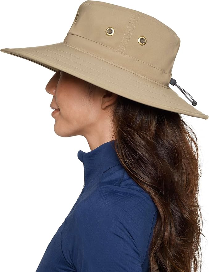 Coolibar UPF 50+ Men's Women's Matchplay Golf Hat - Sun Protective