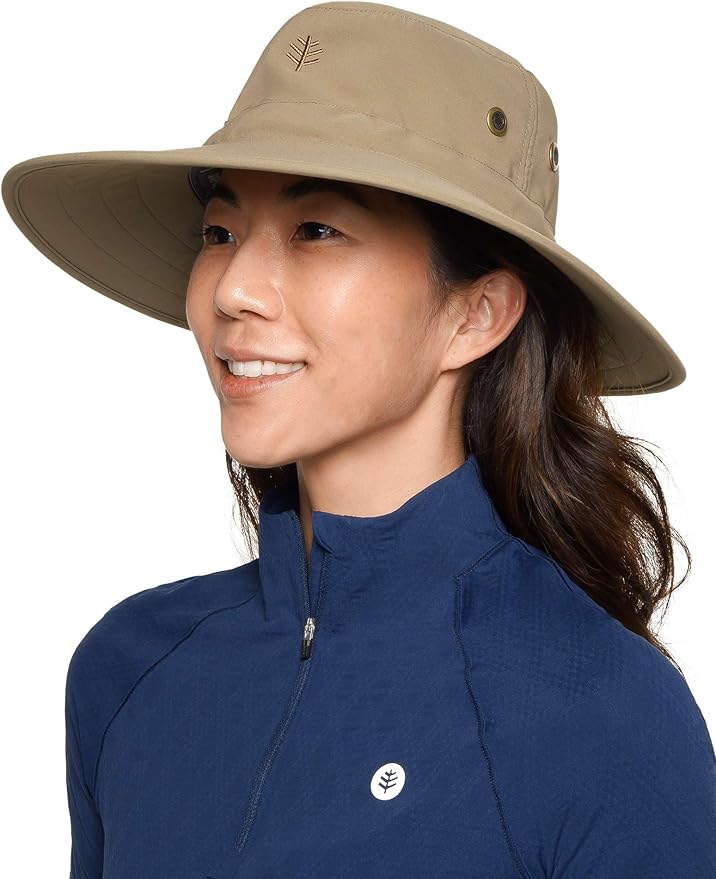 Coolibar UPF 50+ Men's Women's Matchplay Golf Hat - Sun Protective