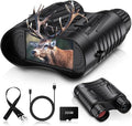 Night Vision Binoculars for Adults, 4K HD Night Vision Goggles with Video Recording, for Men, Boys, Father's Day, Christmas for Outdoor Night Adventure, Wildlife Watching