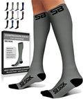 SB SOX Compression Socks for Men & Women (20-30 mmHg) - Best Support Stockings for Travel, Medical, and Sports - Perfect for Everyday Wear