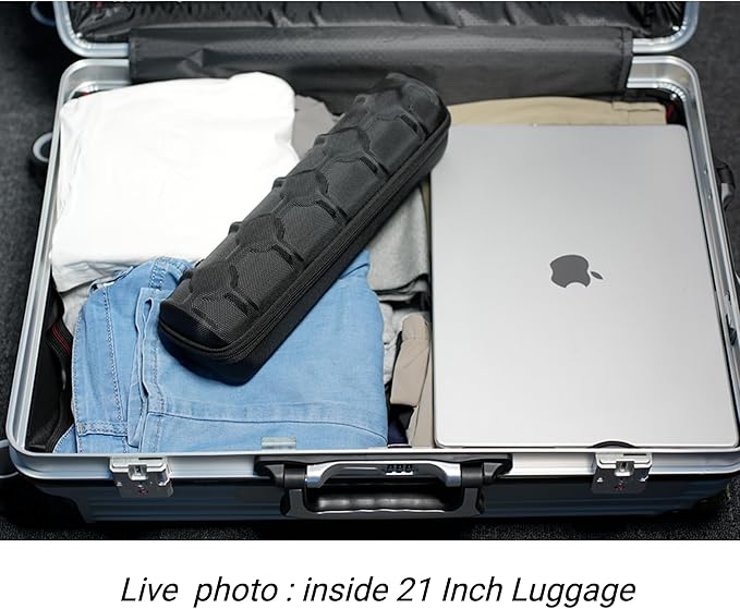 5 slots Hard watch travel case carry box display and Organizer, with flexible anti-move pillow fit small and large watches