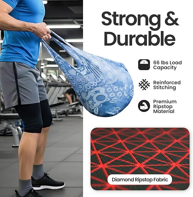 Nanobag Ultra-Lightweight Foldable Sling for Women & Men, Reusable Grocery & Travel Bag, Packable Collapsible Compact Market Crossbody (Sling Gray)