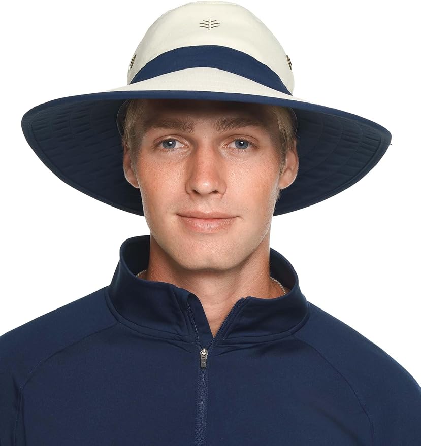 Coolibar UPF 50+ Men's Women's Matchplay Golf Hat - Sun Protective