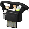 Accmor Universal Stroller Organizer with Insulated Cup Holder Detachable Phone Bag and Shoulder Strap,Stroller Bag Caddy Organizer Fits for Uppababy, Baby Jogger, Britax Strollers