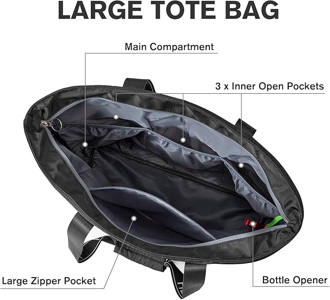 G4Free Beach Bag, Waterproof Beach Bags for Women, Personalized Strap Tote Bag for Women Birthday Gifts