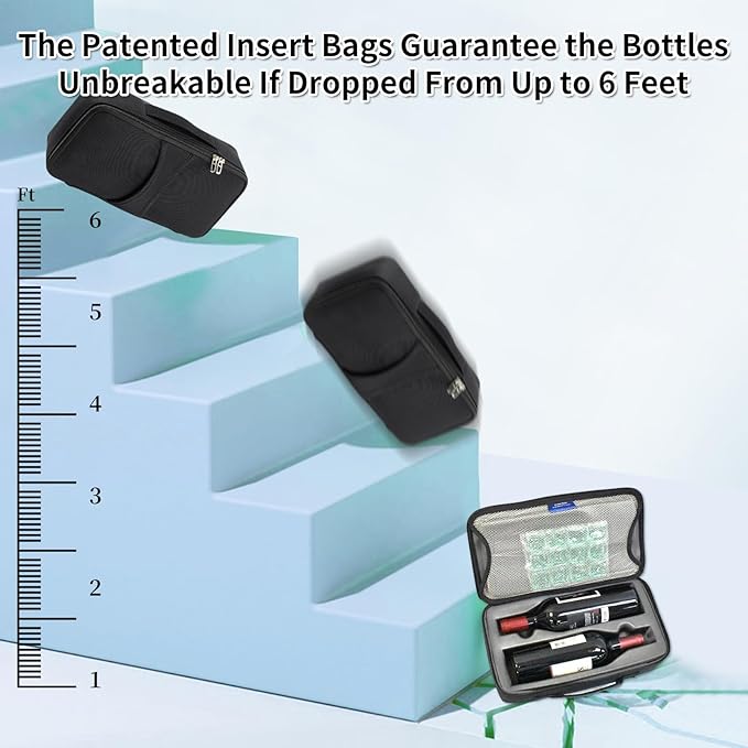 Premium Wine Travel Luggage | Holds 10 Bottles of 750 ML | TSA Lock | Expandable Packing Space | 360° Spinner | Double Straps |4 Insulated Unbreakable Carry Bag | 2 Insulated Totes| Grey