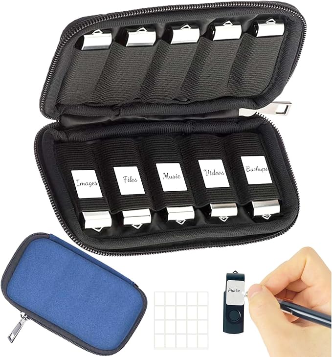 Flash Drive Case JBOS USB Holder Storage Bag,Thumb Drive Caes, Jump Drive Case, USB Organizer