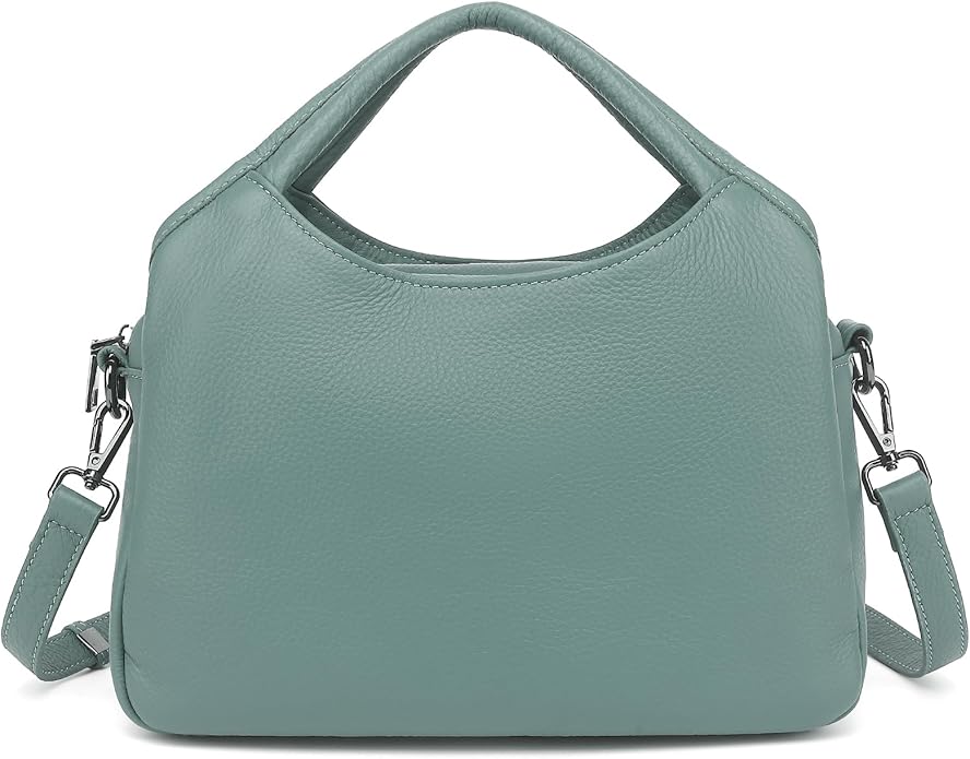 KOGTLA Genuine Leather Purses for Women, Crossbody Shoulder Bags with Top-Handle, Tote Satchel Handbags