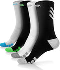 DOVAVA Dri-tech Compression Crew Socks (4/6 Pairs), Comfort Boost Circulation