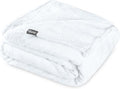 Bare Home Fleece Blanket - Twin/Twin Extra Long - Ultra-Soft Lightweight for Bed, Sofa, and Couch - Luxury Microplush - Cozy Warm Blanket (Twin/Twin XL, White)