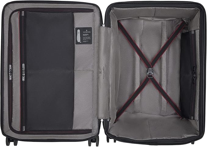 Victorinox Spectra 3.0 Expandable Medium Case - Modern Hardside Luggage - Rolling Suitcase with Spinner Wheels - Holds Travel Accessories - 81 Liters, Red