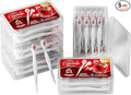 cleaings® Mini Disposable Toothbrush Set with Toothpaste – Travel Essentials, Portable Toothbrush for Women & Men, Camping, Road Trip, Vacation, 24 Count-Ice Strawberry Flavor（Pack of 5）