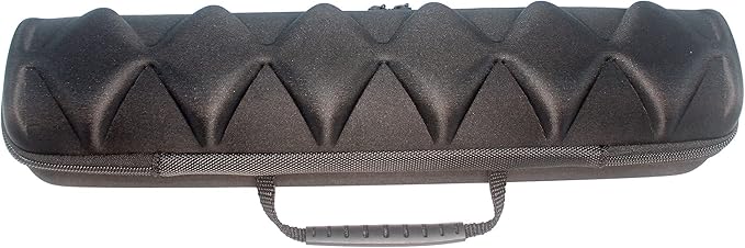 Watch roll travel case organizer for 6 watches, Storage Organizer and Display with innovative watch pillow, fit large up to 60mm faced watches (Black, 6 Slot)