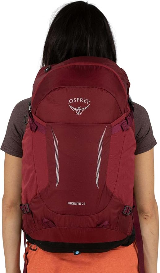 Osprey Hikelite 28L Unisex Hiking Backpack, Pine Leaf Green, M/L