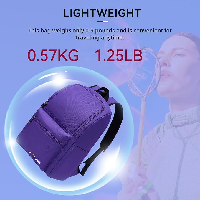 OMOUBOI Casual Daypacks Superbreak Backpack 14 inch Laptop Backpack for Women & Men Fits Tourism Business (Purple)