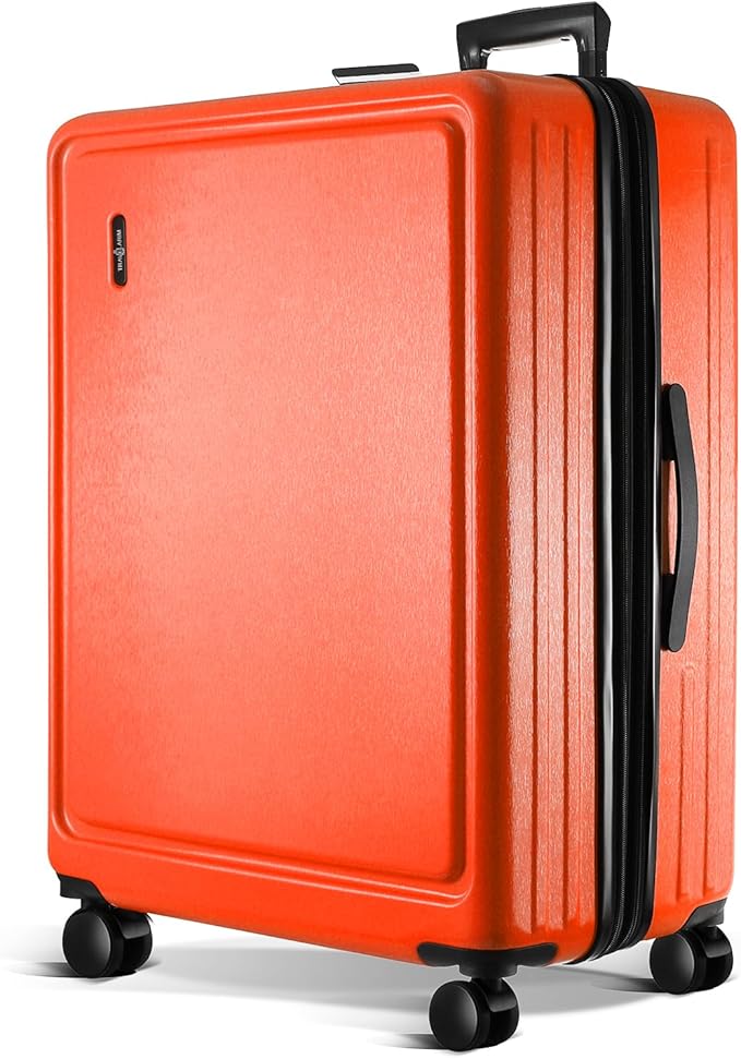 28 Inch Luggage with Spinner Wheels, Hard Shell Suitcase with TSA Locks for Luggage, Travel Large Suitcase, Expandable Hard Shell Suitcases, Orange