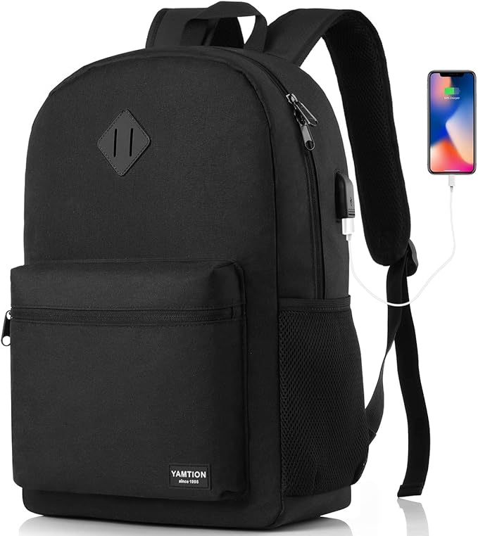 17 Inch Backpack for School Business Travel,Computer Bookbag Schoolbag for Work Office High School College Teen Men Boy Girl Women