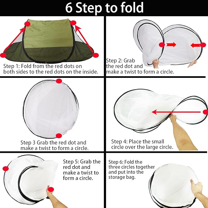CMINGJ Large Pop Up Mosquito Tent, Portable Foldable Mosquito Net with Bottom for Bed, Camping, Travel, Patio, Suitable for Outdoor Indoor (78 * 28 * 27inch) (Green Bottom & Green Top)