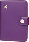 ZOPPEN Passport Holder Women, Passport Cover Travel Wallet Rfid Blocking Passport Wallet Cover Case Travel Essentials Document Organizer, Lilac Purple