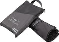 AqtivAqua Quick Dry Towel - Lightweight Microfiber Travel Towel w/Bag - Fast Drying Towel Set for Camping, Beach, Pool, Gym, Backpacking, Sports, Yoga & Swim Use, Hiking (Black, L:30"x60")