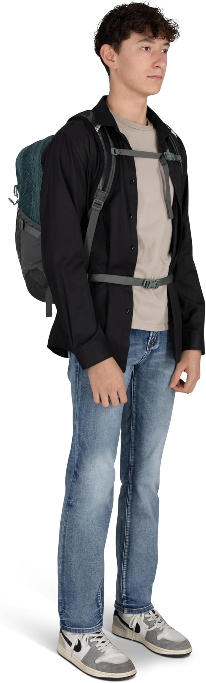 Osprey Quasar 26L Commuter Backpack, Cascade Blue/Coal Grey Heather