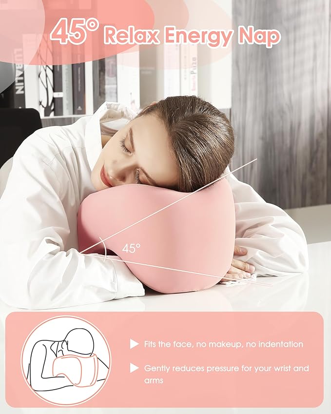 Travel Pillow, Neck Pillow Airplane, Plane Pillow Memory Foam Travel Neck Pillow with 360° Head and Neck Support, Portable Travel Essential Suitable for Airplane, Car, Train, or Bus Trip