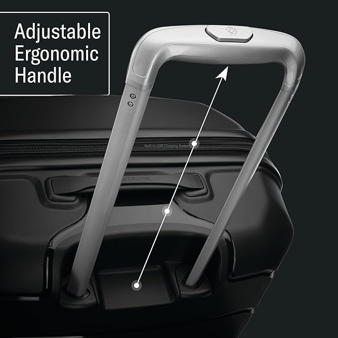 Samsonite Freeform Large Checked Luggage with Dual 360° Spinner Wheels - TSA Lock, Airline-Approved - Lightweight Durable Polypropylene Expandable Hardshell - Pine Green