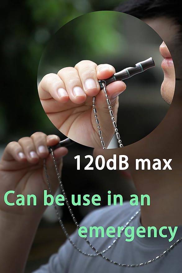 TACRAY Emergency Whistle Survival Loud, Perfect Loud Whistle for Safety,Survival,Hiking,Camping,Child Safety,Pets Training