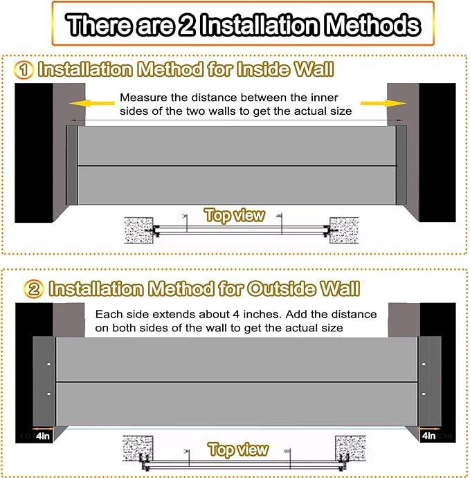 Reusable Flood Barrier, 3/4/5/6/7/8/9/10/11/12/13ft Long Heavy Duty Aluminum Water Barrier Shield for Sliding Glass Door/Driveway/Home Doorway, Removable Stopper Shield with Rubber(H 1.3ft
