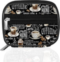 Serfeymi Weekly Travel Pill Organizer Pill Case for Purse with Removable 7 Day Pill Box, Fashionable Travel Medicine Organizer Pill Container for Medicine, Vitamin, Supplement - Black 02