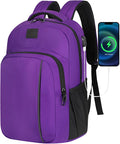LARIPOP Extra Large Backpack,17.3 Inch Business Laptop backpack for Men Women with USB Charging Port,Water-Resistant Laptopack Weekender Daypack for Work College Computer