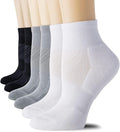 CS CELERSPORT 6 Pairs Women's Running Ankle Socks Athletic Sport Socks Cushioned