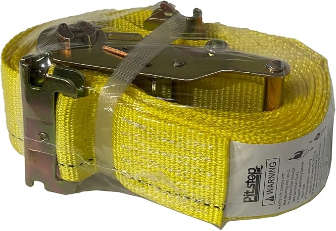 8 Pack Ratchet Strap 2" x 16' E Track Heavy-Duty Cargo Tie Downs 4400LBS